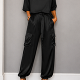 Luisa - Conjunto de Cetim Elegante