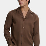 Camisa Branca de Gola Resort