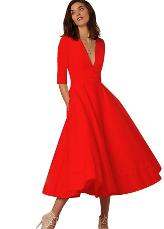 Laura - Vestido Midi Feminino