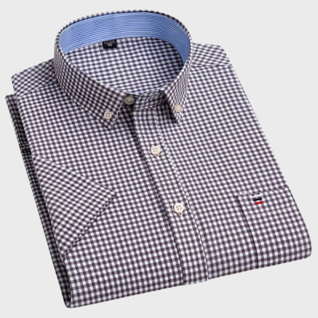 Mateus - Camisa Clássica Algodão Padrão