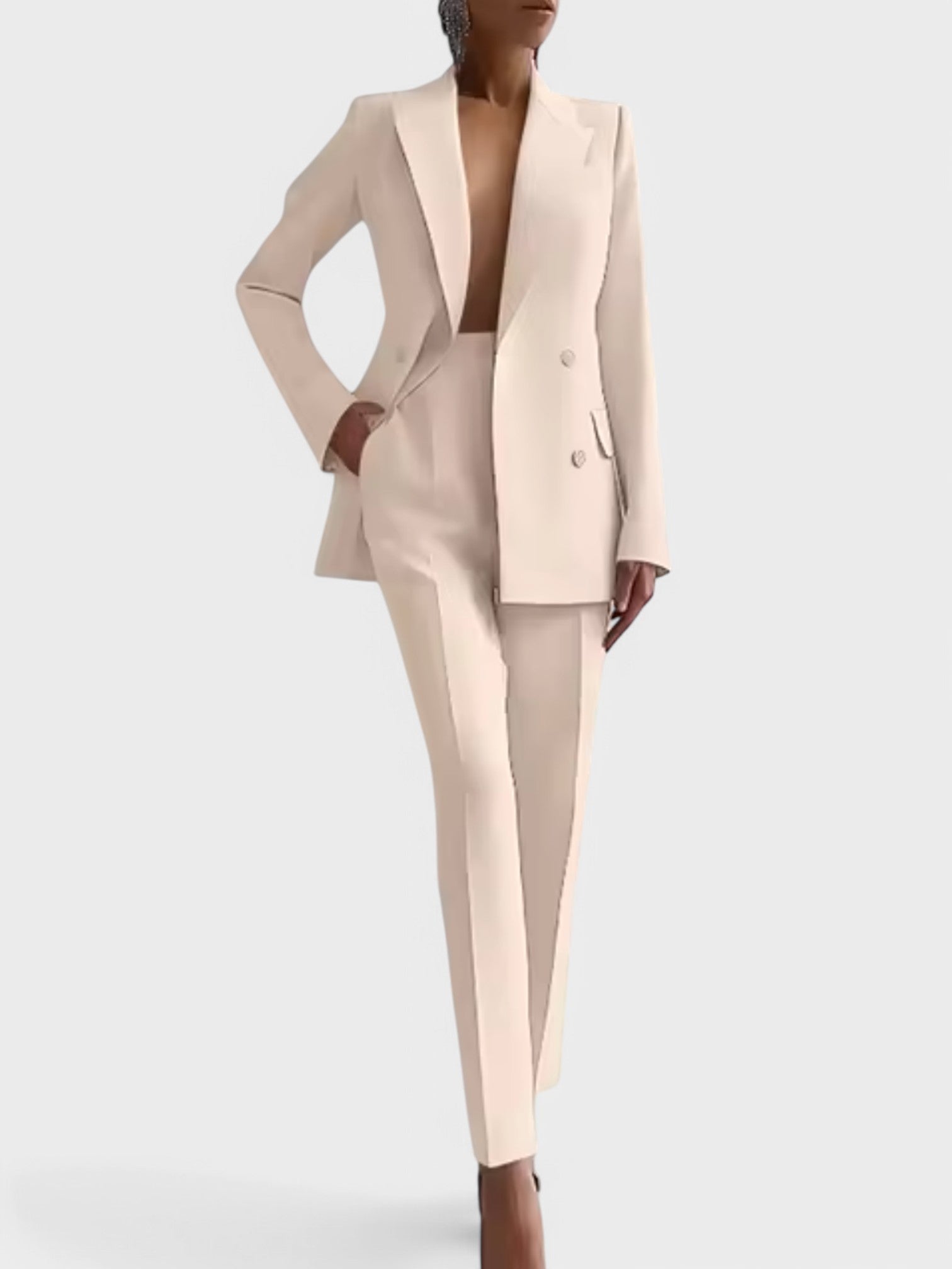 Olívia - Conjunto de Blazer e Calças