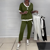 Roki | Conjunto feminino descontraído com top e calças