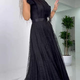 Gia | Vestido de chiffon ajustado