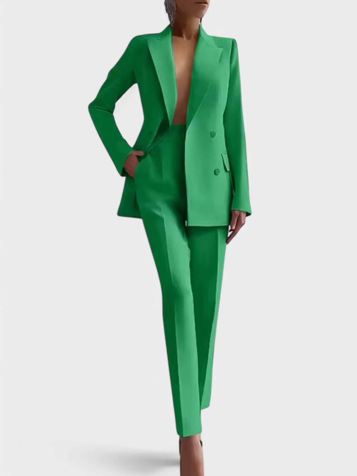 Olívia - Conjunto de Blazer e Calças