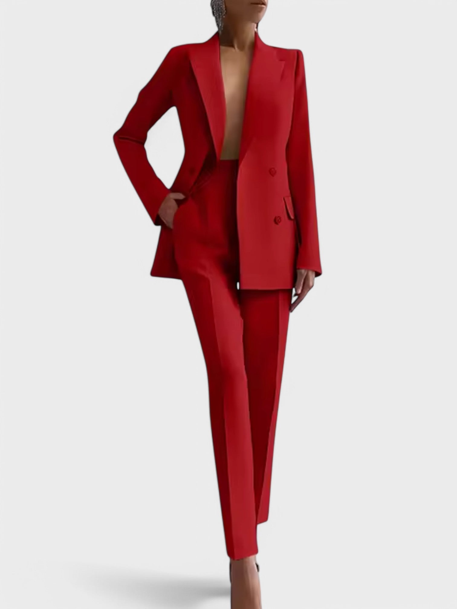 Olívia - Conjunto de Blazer e Calças