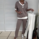 Roki | Conjunto feminino descontraído com top e calças