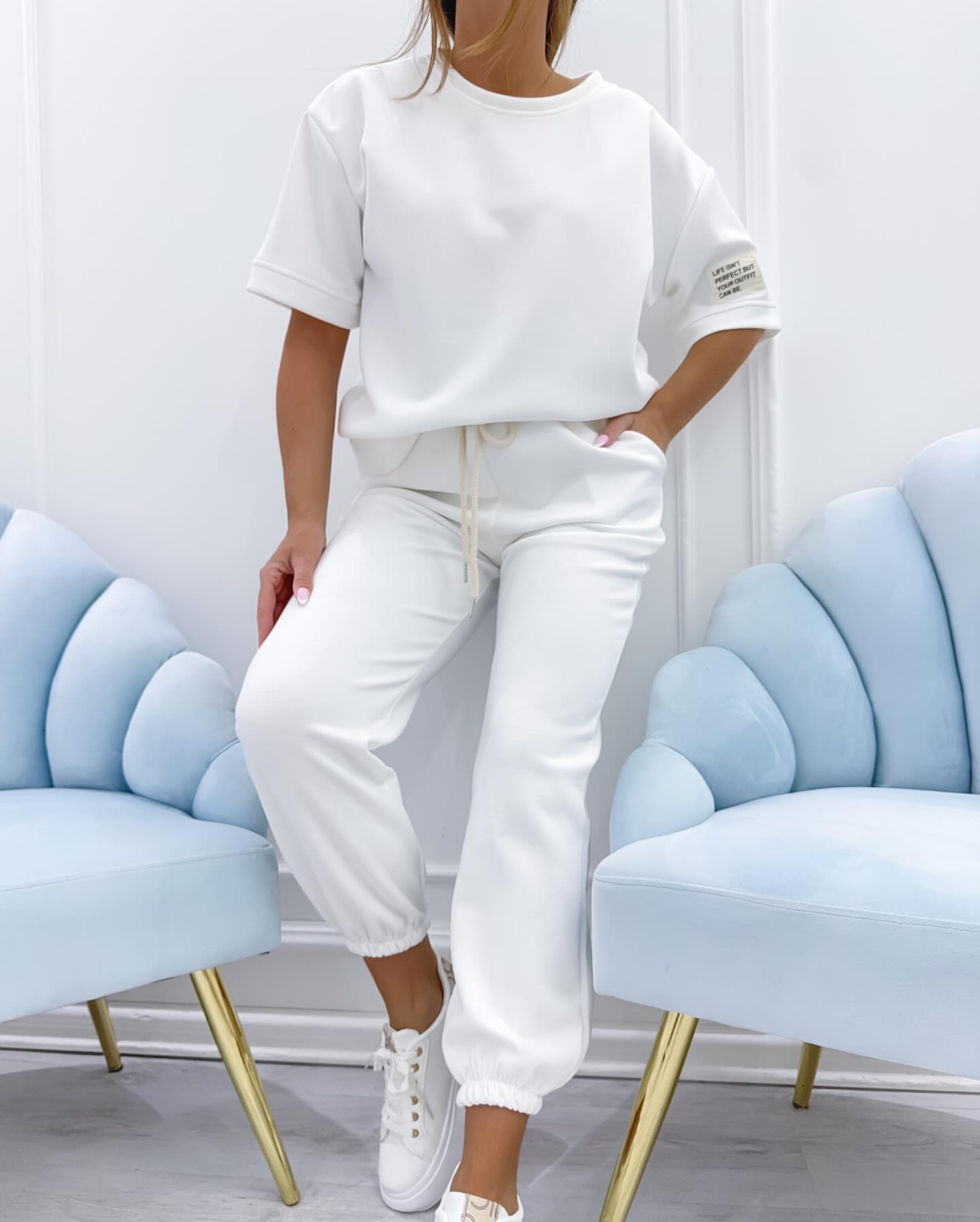 Memo | Conjunto Feminino com Top Liso e Calças