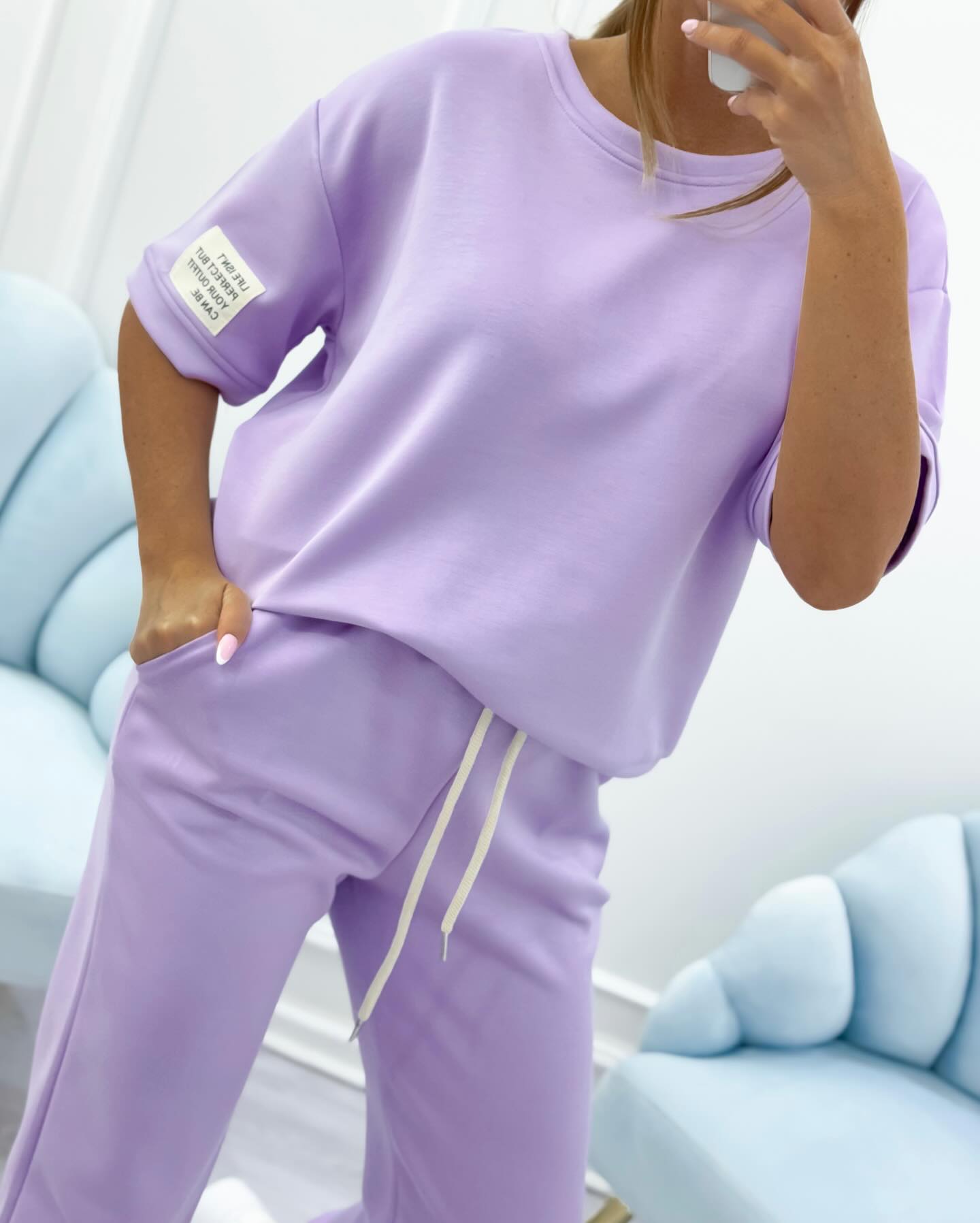 Memo | Conjunto Feminino com Top Liso e Calças