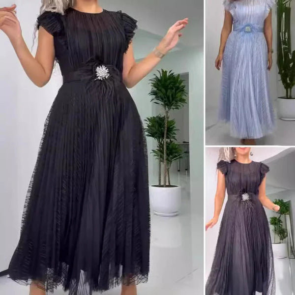 Gia | Vestido de chiffon ajustado