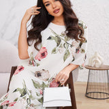 Camélia | Vestido Midi Floral de Verão