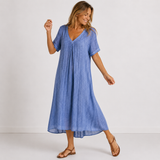 Vestido Jade Longo Fluido para o Verão!