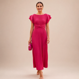 Vestido Midi Plissado, Elegância para o Verão!