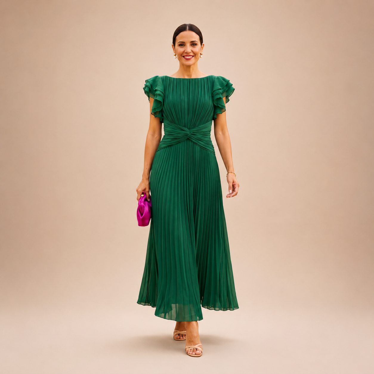 Vestido Midi Plissado, Elegância para o Verão!