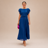 Vestido Midi Plissado, Elegância para o Verão!