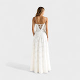 Verona - Vestido maxi em renda floral