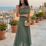 Carla | Vestido maxi elegante e simples