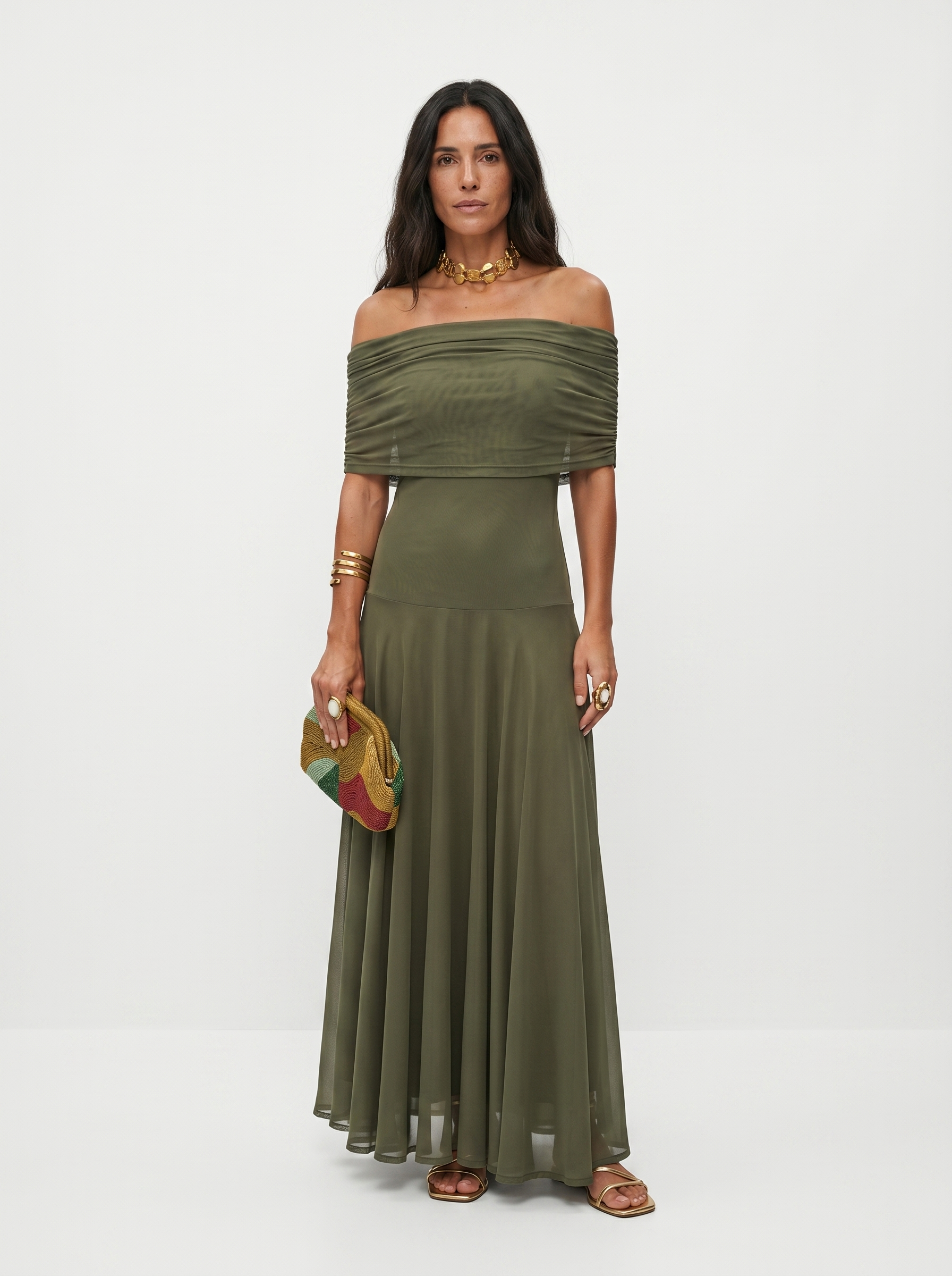Carla | Vestido maxi elegante e simples