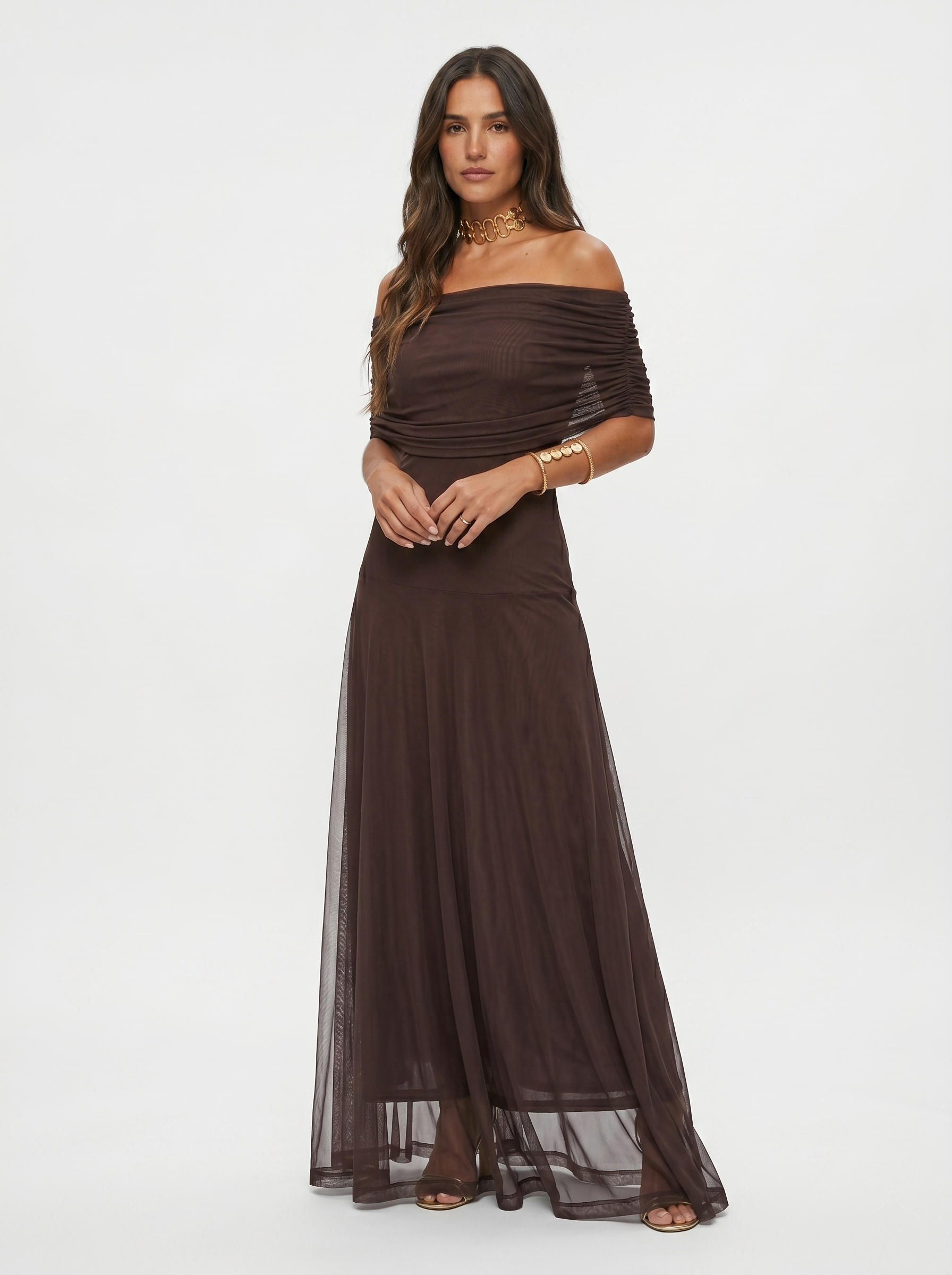Carla | Vestido maxi elegante e simples