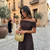 Carla | Vestido maxi elegante e simples