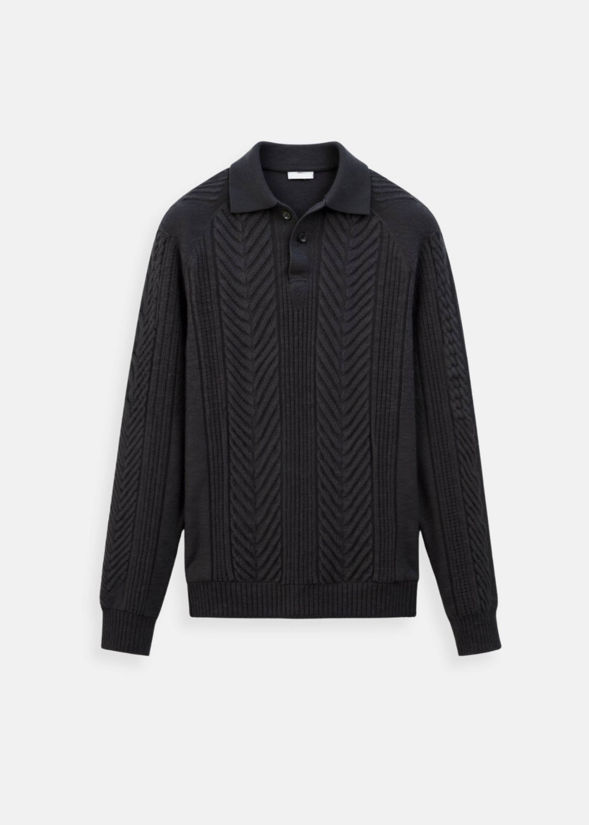 Sweater de Malha Misturada - Relaxada
