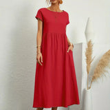 Gabriela | Vestido midi fluido de elegância intemporal