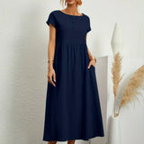 Gabriela | Vestido midi fluido de elegância intemporal
