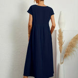 Gabriela | Vestido midi fluido de elegância intemporal