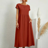 Gabriela | Vestido midi fluido de elegância intemporal