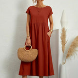 Gabriela | Vestido midi fluido de elegância intemporal