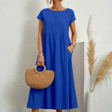 Gabriela | Vestido midi fluido de elegância intemporal