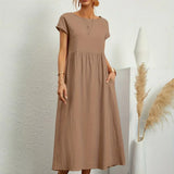 Gabriela | Vestido midi fluido de elegância intemporal