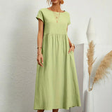 Gabriela | Vestido midi fluido de elegância intemporal