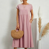 Gabriela | Vestido midi fluido de elegância intemporal