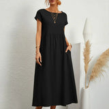 Gabriela | Vestido midi fluido de elegância intemporal