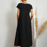 Gabriela | Vestido midi fluido de elegância intemporal