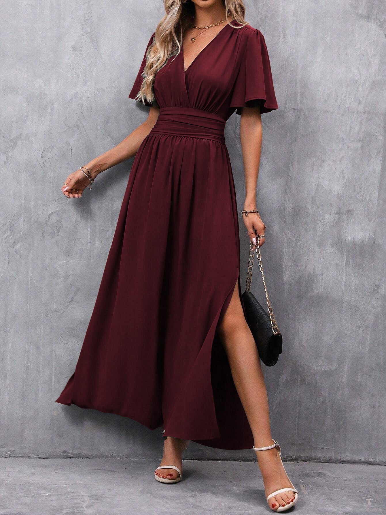 Eterna - Vestido Maxi Elegante Preto