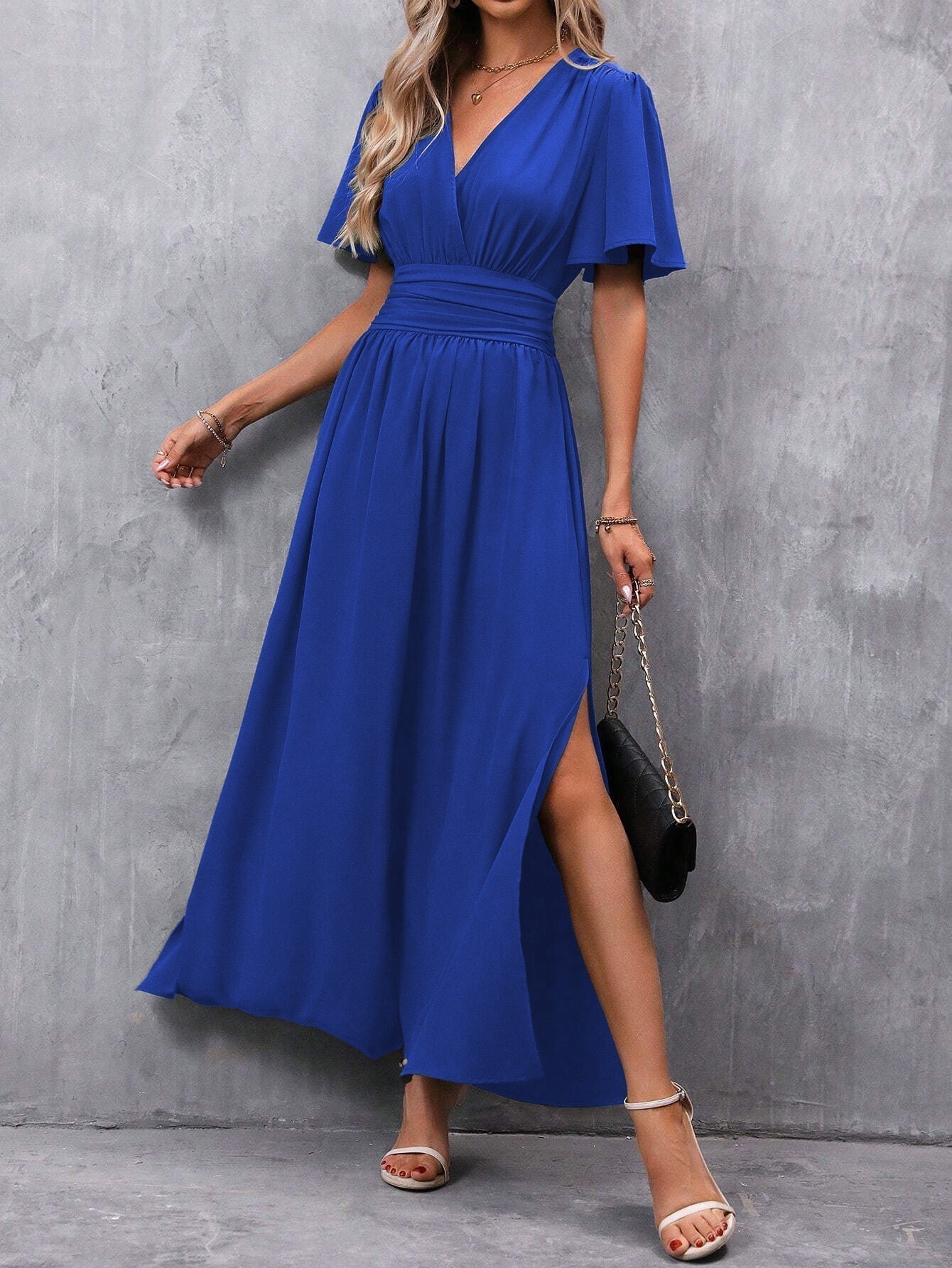 Eterna - Vestido Maxi Elegante Preto