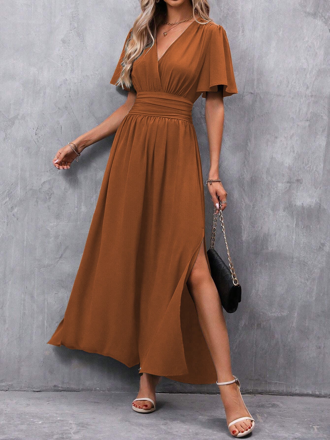 Eterna - Vestido Maxi Elegante Preto