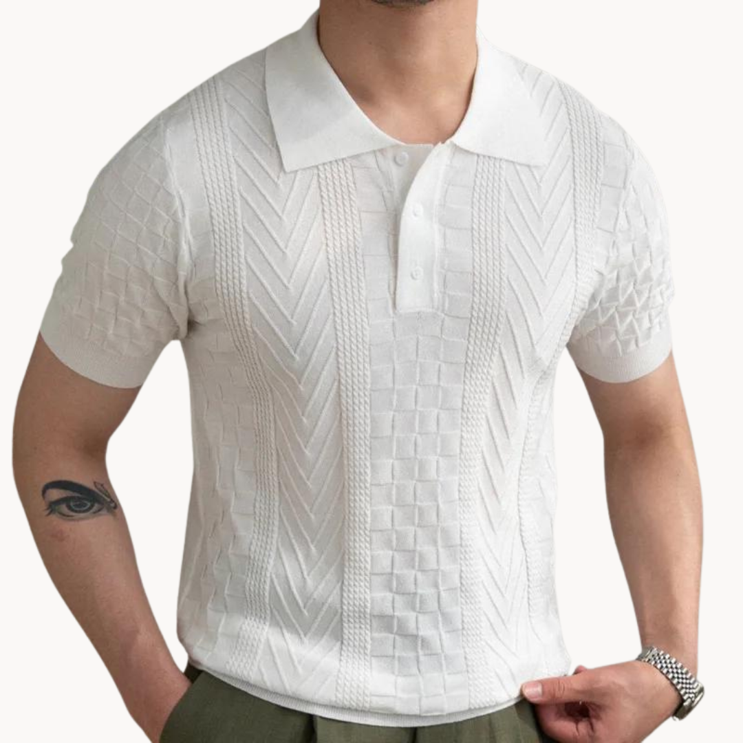 Polo - Mistura Texturizada Jacquard