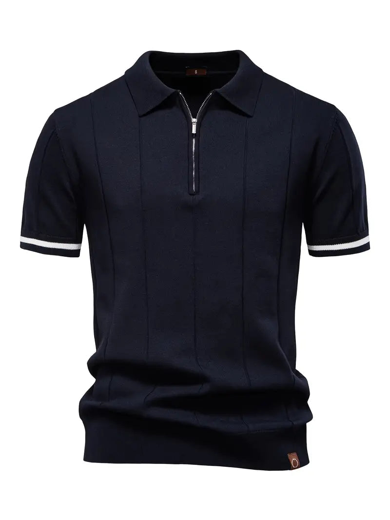 Camisa Polo - Mistura Poliéster Slim