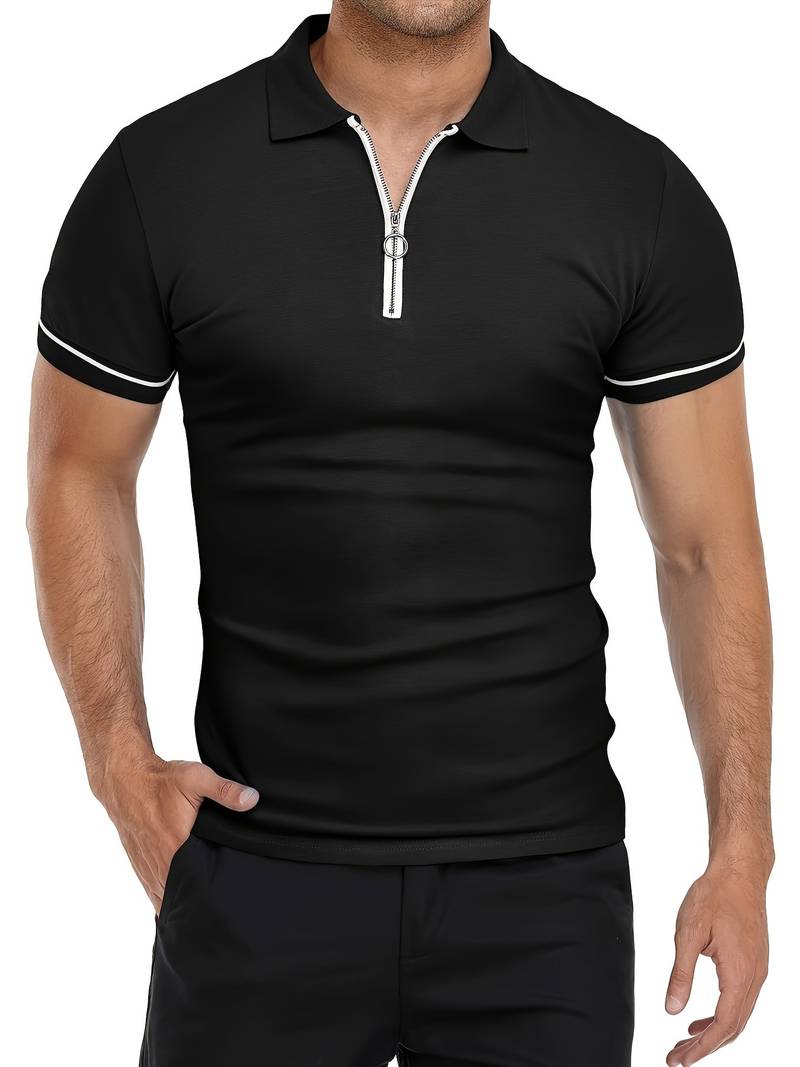 Camisa Polo - Gola com Zíper Respirável