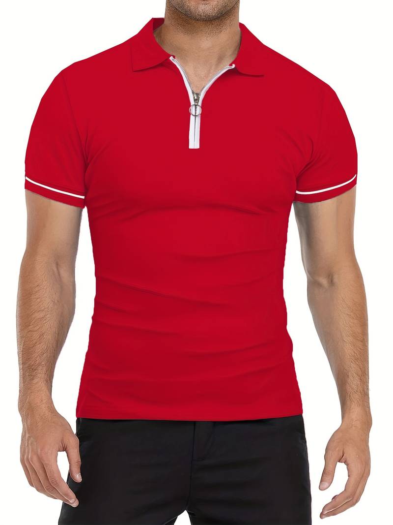 Camisa Polo - Gola com Zíper Respirável