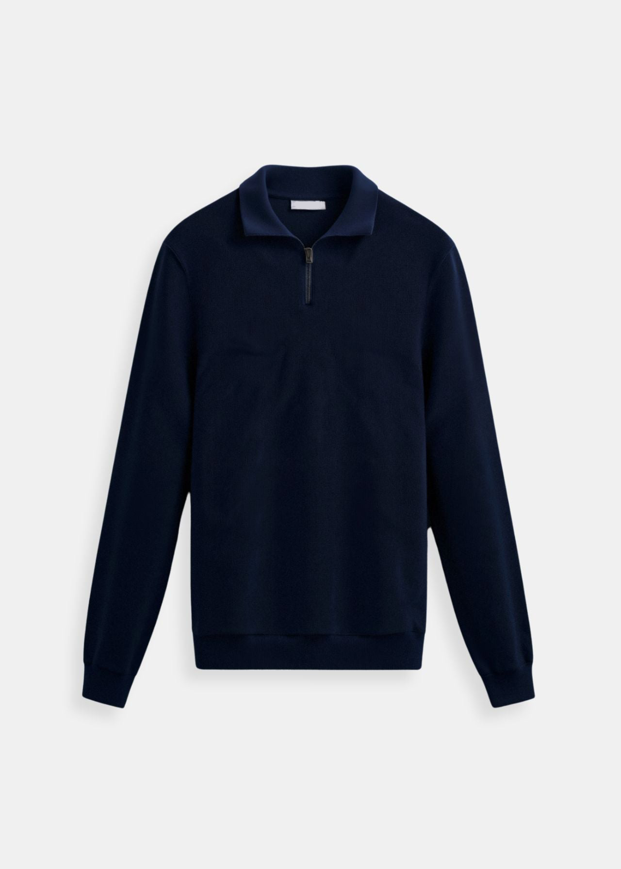 Sweater de Gola Alta com Zíper