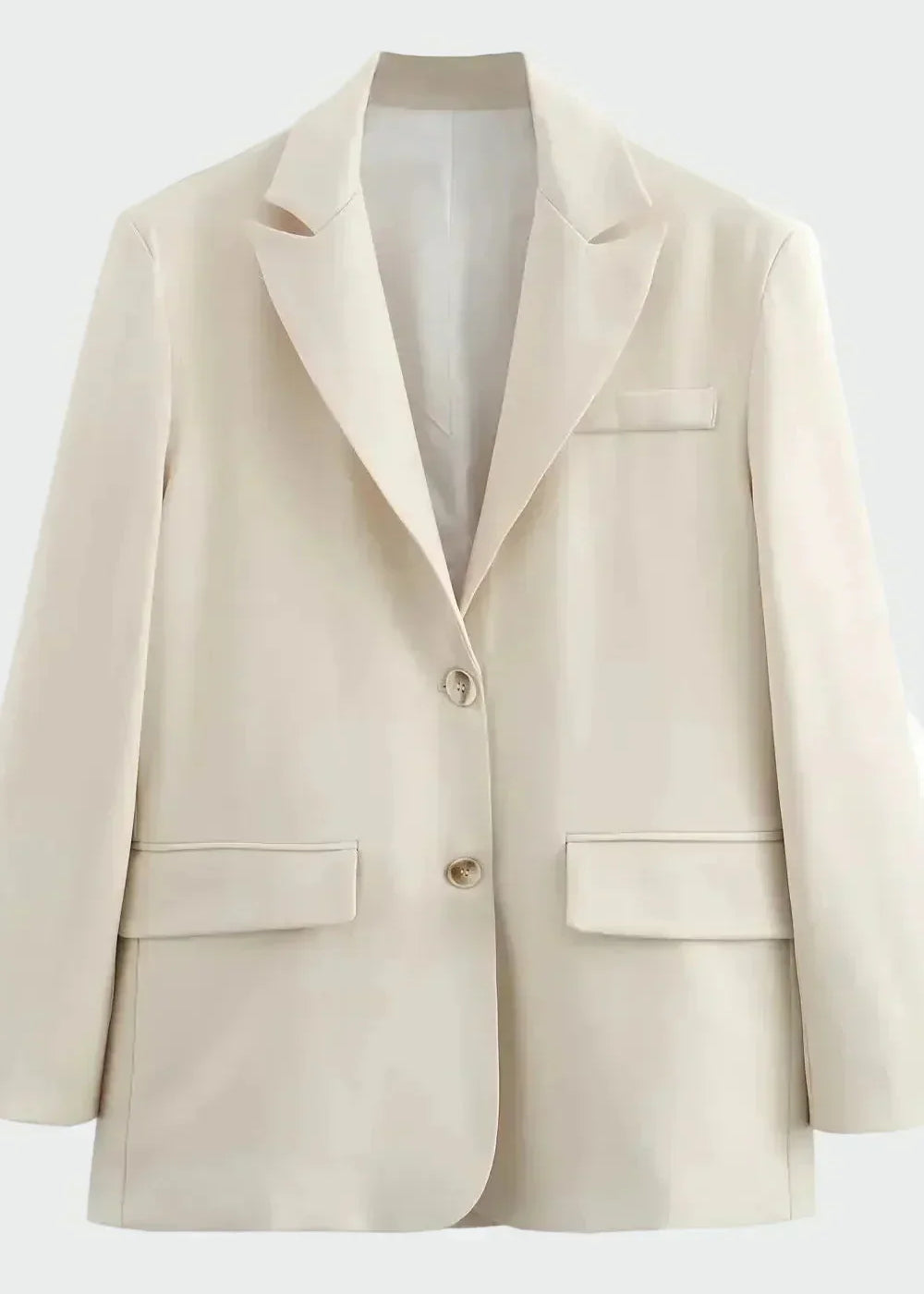 Casaco Oversized com Linha Moderna