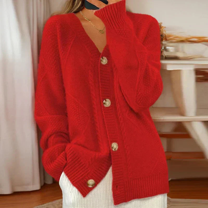 Eloísa - Cardigan de Malha Canelada