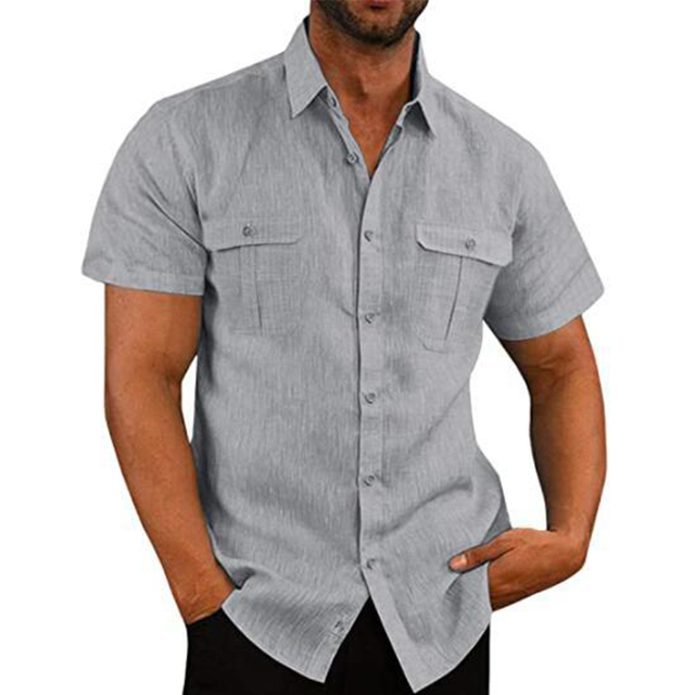 Camisa - Manga Curta Dois Bolsos