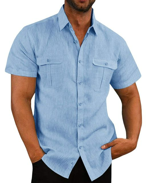 Camisa - Manga Curta Dois Bolsos