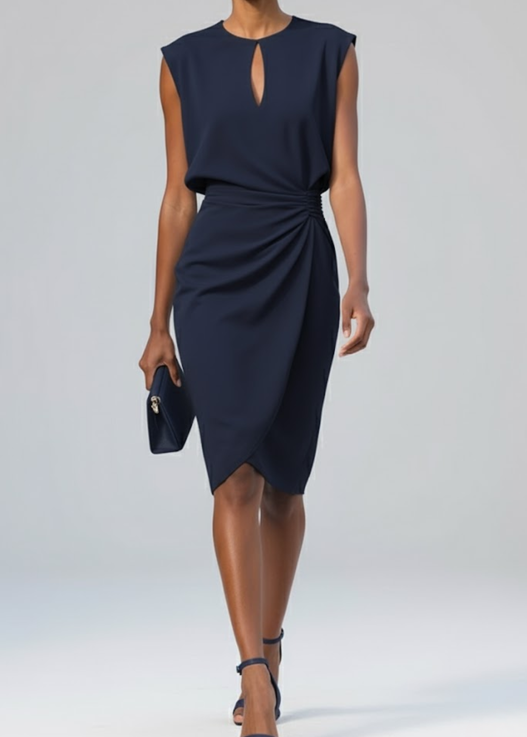 Vestido Vieri Elegante e Drapeado