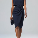 Vestido Vieri Elegante e Drapeado