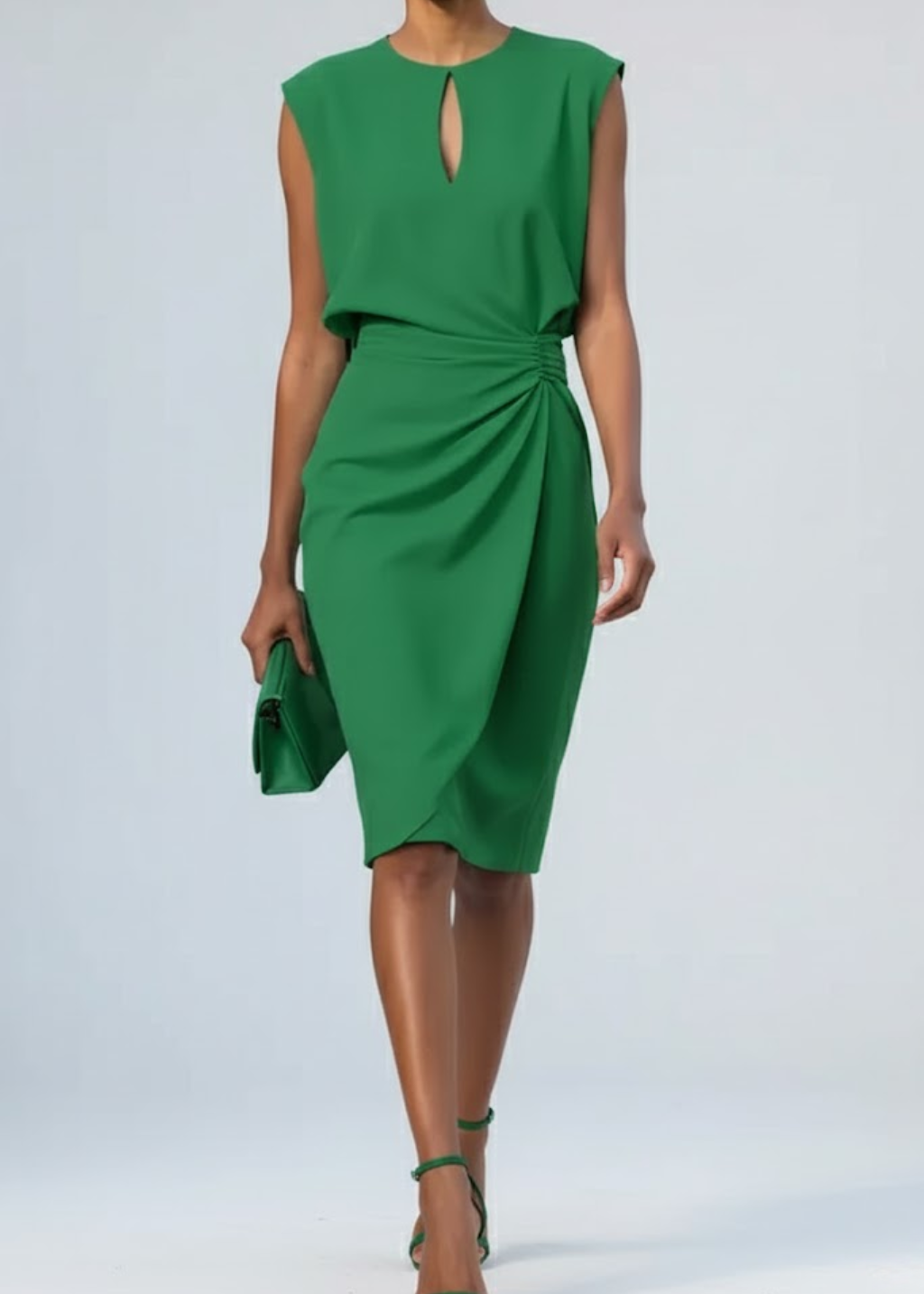 Vestido Vieri Elegante e Drapeado